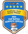 Top Rated Service Center Logo